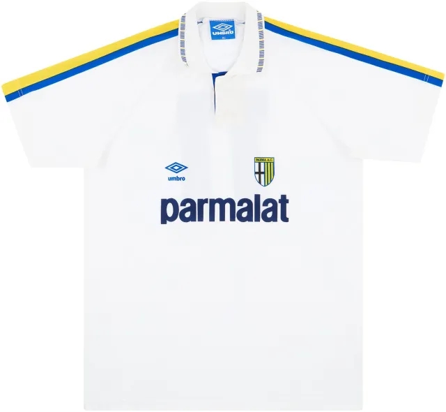 Umbro 1992-93 Parma Home Shirt #11 - 8/10 - (XL)