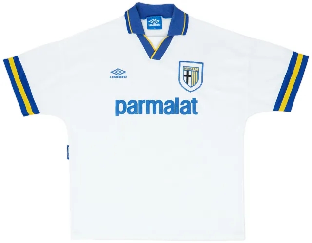 Umbro 1993-95 Parma Home Shirt - 9/10 - (XL)