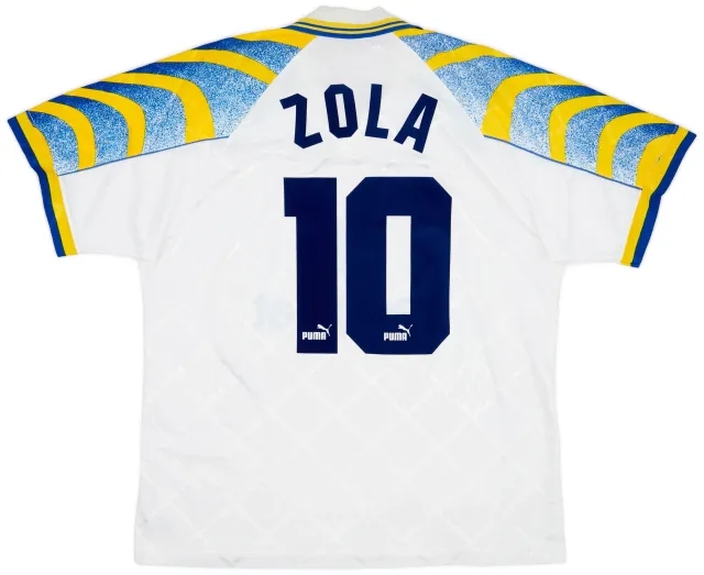 Puma 1995-97 Parma Home Shirt Zola #10 - 6/10 - (L)