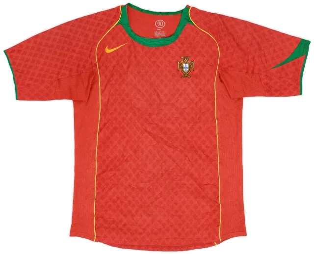 Nike 2004-06 Portugal Home Shirt - 9/10 - (XL.Boys)