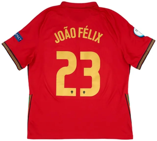 Nike 2020-21 Portugal Home Shirt Joao Felix #23 - 8/10 - (XL)