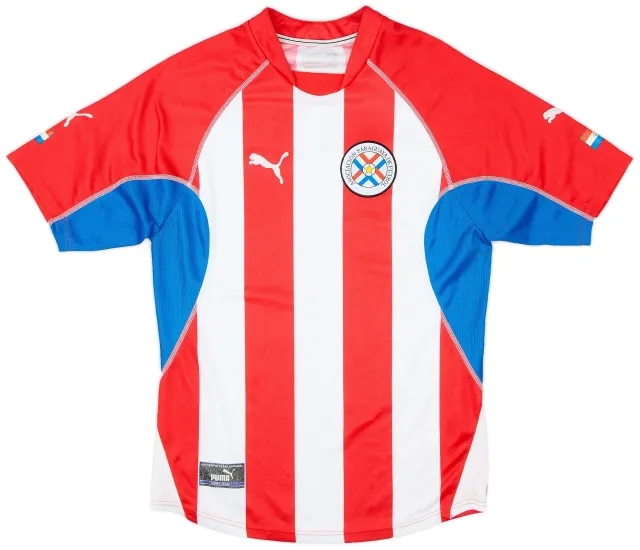 Puma 2002-03 Paraguay Home Shirt - 5/10 - (M)