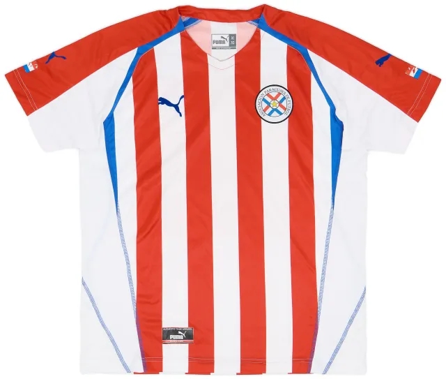 Puma 2004-06 Paraguay Home Shirt - 8/10 - (XL)