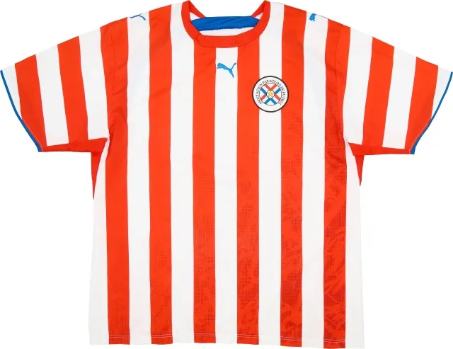Puma 2006-07 Paraguay Home Shirt - 9/10 - (XL)