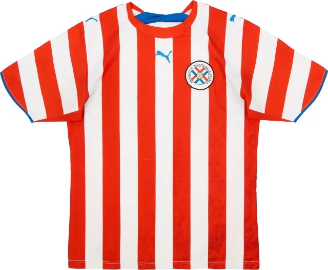 Puma 2006-07 Paraguay Home Shirt - 8/10 - (M)