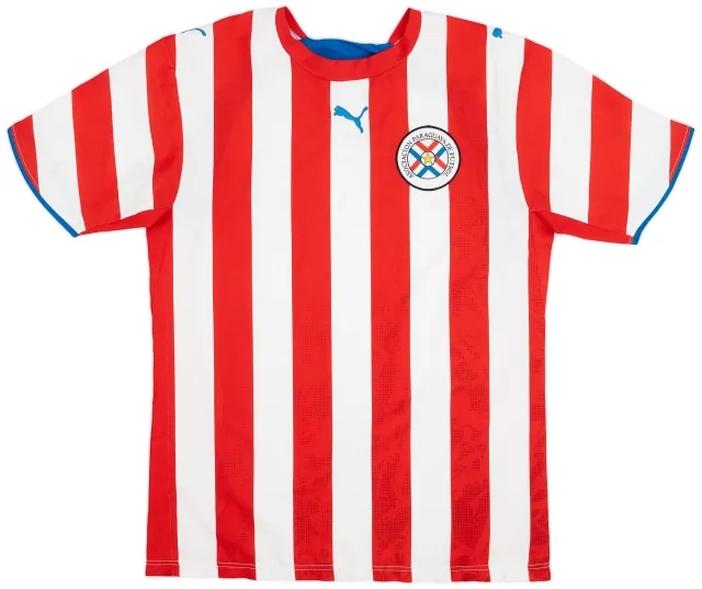 Puma 2006-07 Paraguay Home Shirt - 8/10 - (M)