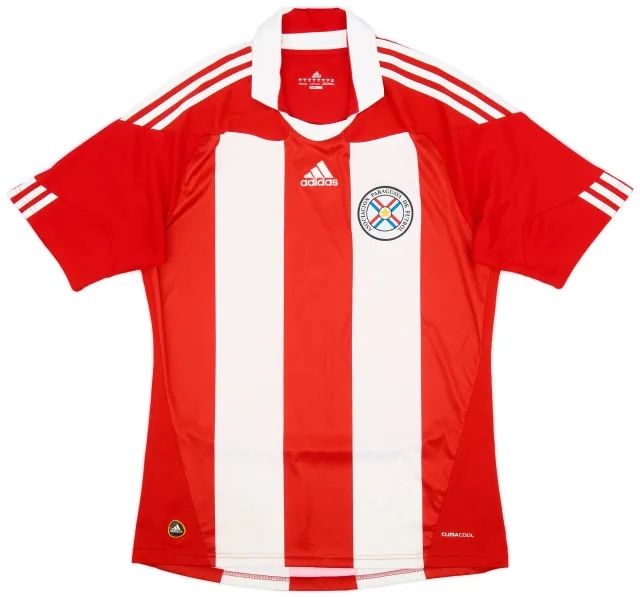 adidas 2010-12 Paraguay Home Shirt - 7/10 - (M)