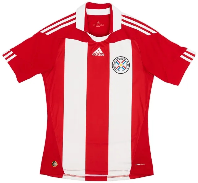 adidas 2010-12 Paraguay Home Shirt - 8/10 - (M)