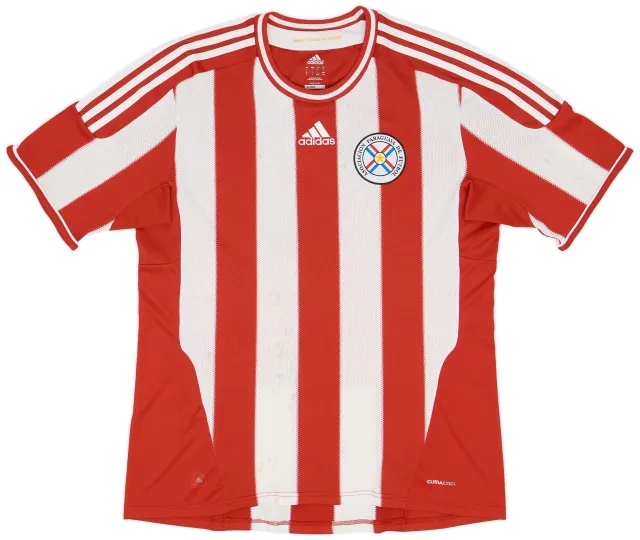 adidas 2011-13 Paraguay Home Shirt - 5/10 - (L)
