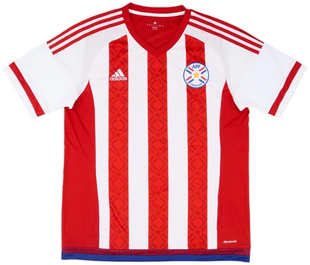 2015 Paraguay Copa America Home Shirt - 9/10 - (L)