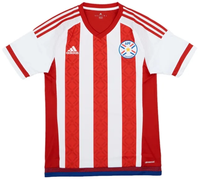 adidas 2015 Paraguay Copa America Home Shirt - 9/10 - (S)