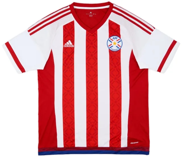 2015 Paraguay Copa America Home Shirt - 8/10 - (L)