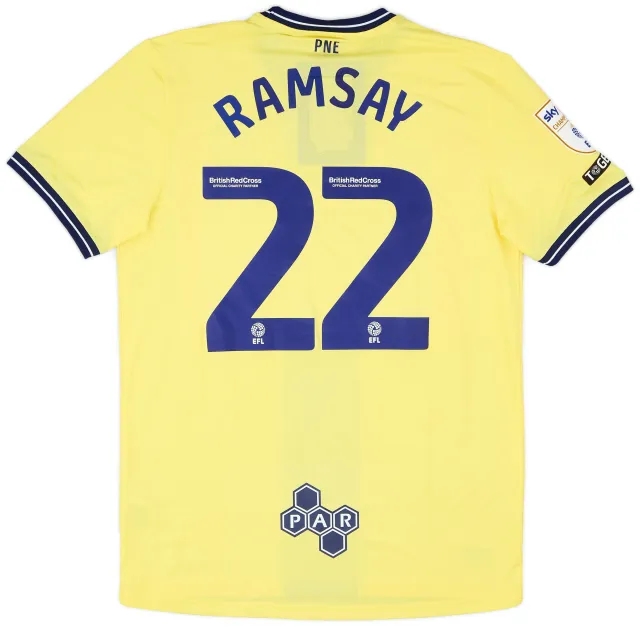 Castore 2023-24 Preston North End Match Issue Third Shirt Ramsay #22