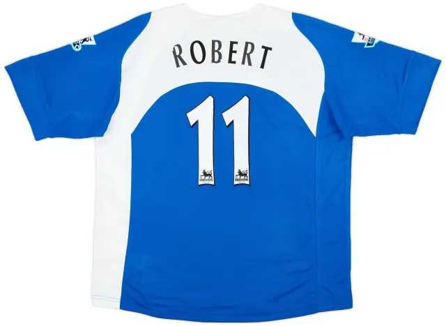 Jako 2005-06 Portsmouth Home Shirt Robert #11 - 6/10 - (XL)