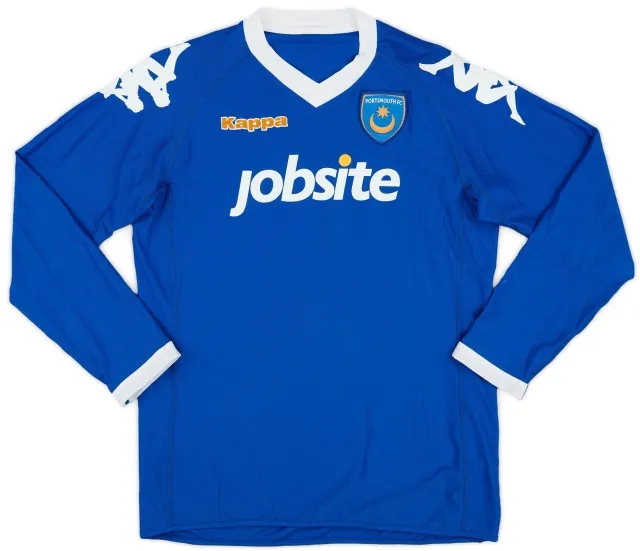 Kappa 2010-11 Portsmouth Home L/S Shirt - 9/10 - (S)