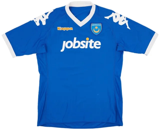 Kappa 2010-11 Portsmouth Home Shirt - 6/10 - (S)