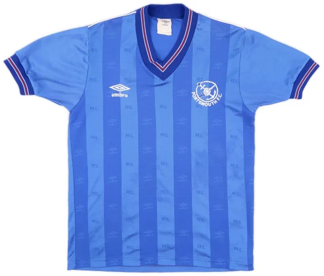 Umbro 1985-87 Portsmouth Home Shirt - 9/10 - (S)