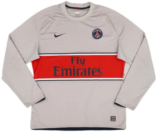 Nike 2008-09 Paris Saint-Germain Player Issue Away L/S Shirt - 8/10 - (XL)