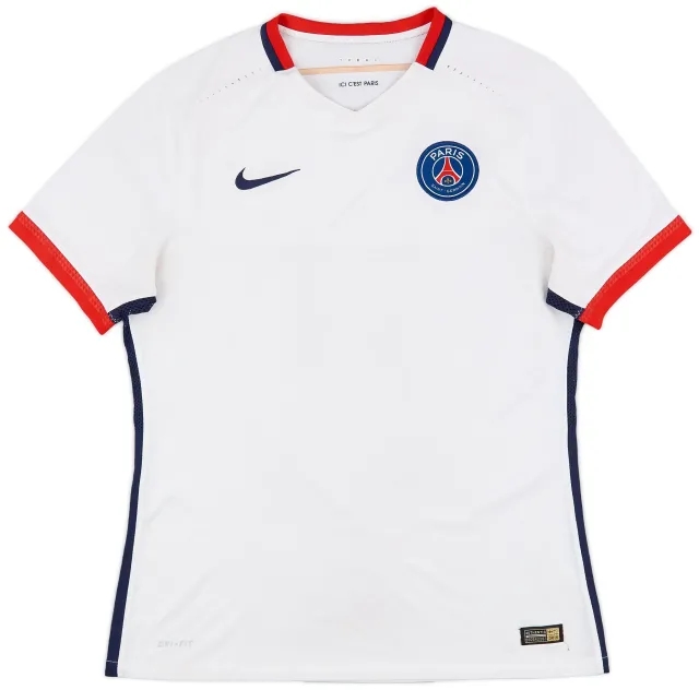 Nike 2015-16 Paris Saint-Germain Player Issue Away Shirt - 7/10 - (L)
