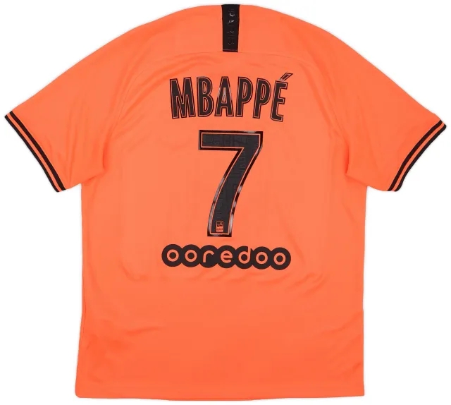 Nike 2019-20 Paris Saint-Germain Away Shirt Mbappe #7 - 9/10 - (L)