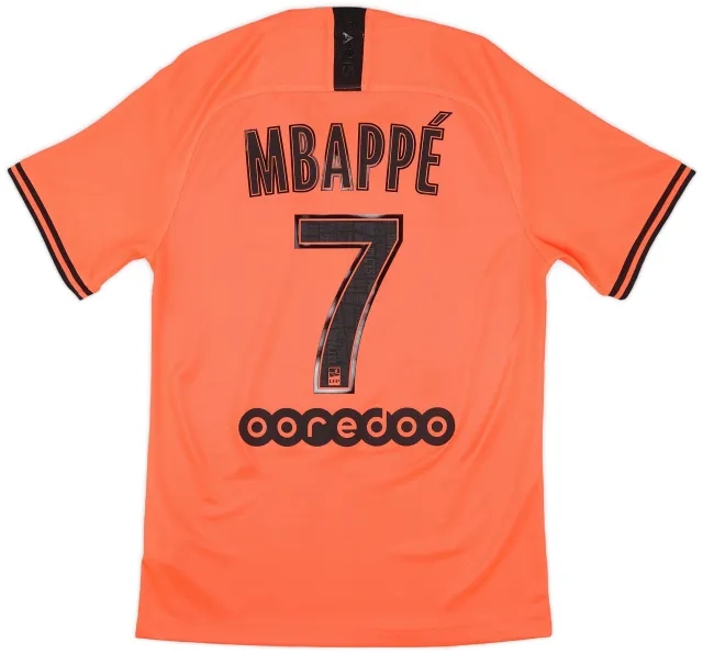 Nike 2019-20 Paris Saint-Germain Away Shirt Mbappe #7 - 9/10 - (S)