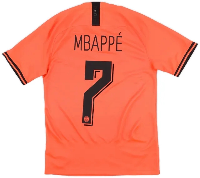Nike 2019-20 Paris Saint-Germain Away Shirt Mbappe #7 - 9/10 - (S)