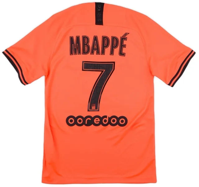 Nike 2019-20 Paris Saint-Germain Away Shirt Mbappe #7 - 9/10 - (S)