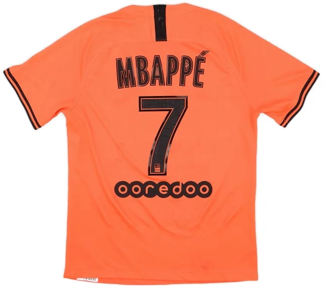 Nike 2019-20 Paris Saint-Germain Away Shirt Mbappe #7 - 6/10 - (M)