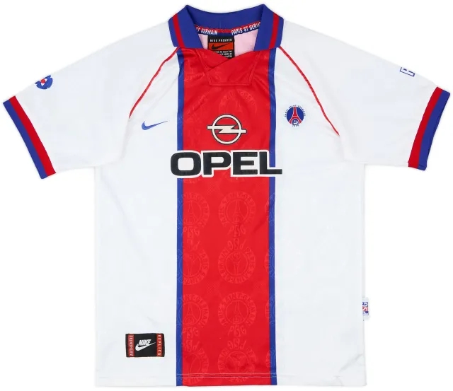 Nike 1996-97 Paris Saint-Germain Away Shirt - 8/10 - (XL.Boys)