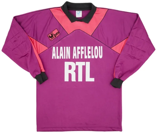 1990-91 Paris Saint-Germain GK Shirt #1 - 8/10 - (XL)