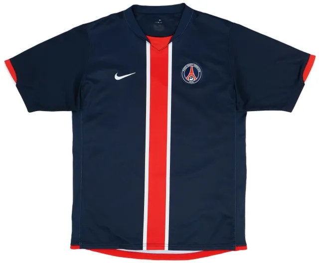 Nike 2006-07 Paris Saint-Germain Home Shirt - 9/10 - (S)