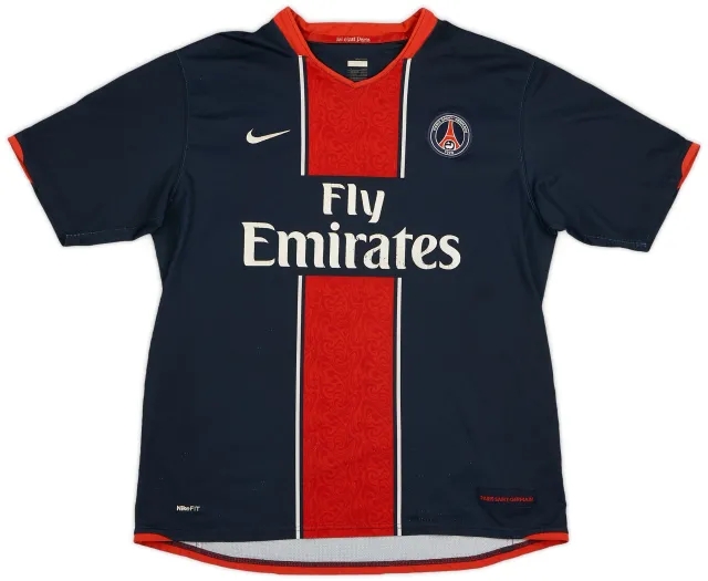 Nike 2007-08 Paris Saint-Germain Home Shirt - 6/10 - (L)