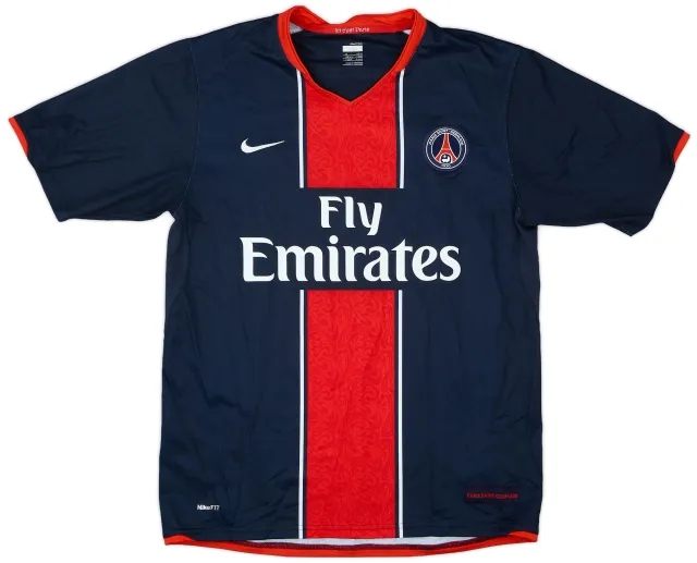 Nike 2007-08 Paris Saint-Germain Home Shirt - 8/10 - (M)