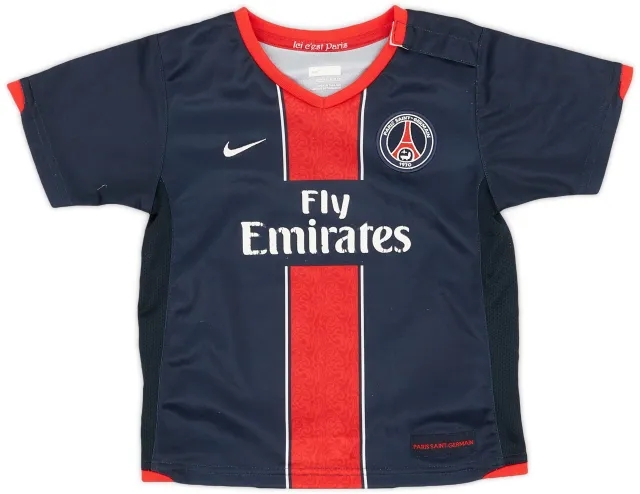 Nike 2007-08 Paris Saint-Germain Home Shirt - 6/10 - (2-3 Years)