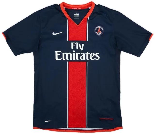 Nike 2007-08 Paris Saint-Germain Home Shirt - 7/10 - (XL.Boys)