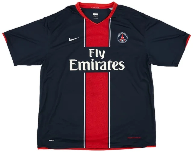 Nike 2007-08 Paris Saint-Germain Home Shirt - 7/10 - (XXL)