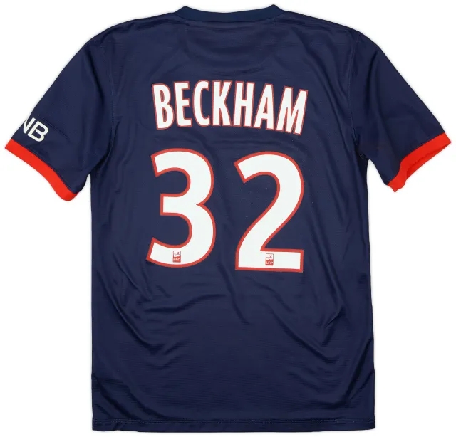 Nike 2013-14 Paris Saint-Germain Home Shirt Beckham #32 - 8/10 - (S)