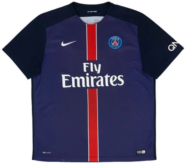 Nike 2015-16 Paris Saint-Germain Home Shirt - 5/10 - (XL)