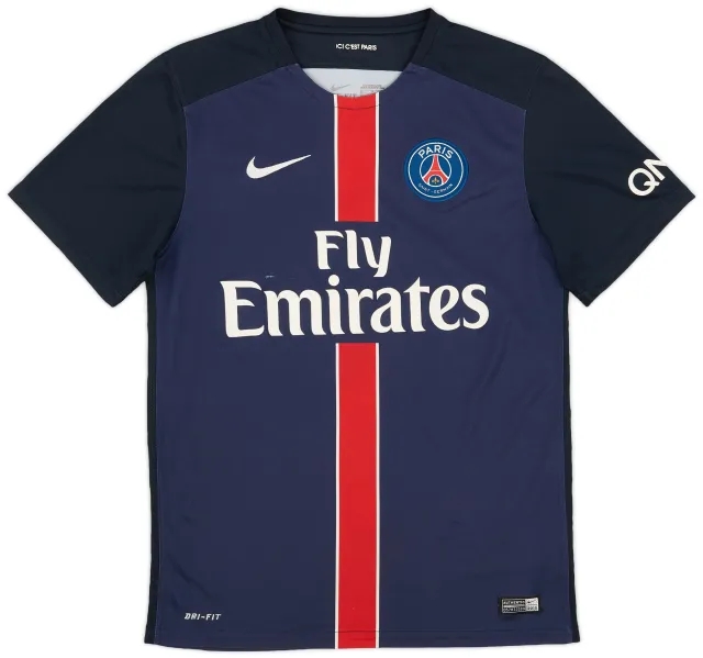 Nike 2015-16 Paris Saint-Germain Home Shirt - 7/10 - (S)