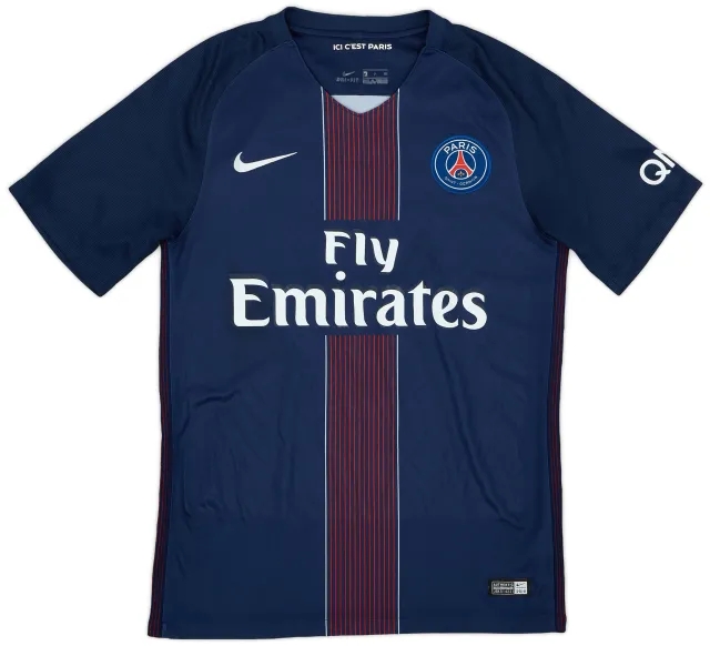 Nike 2016-17 Paris Saint-Germain Home Shirt - 5/10 - (S)