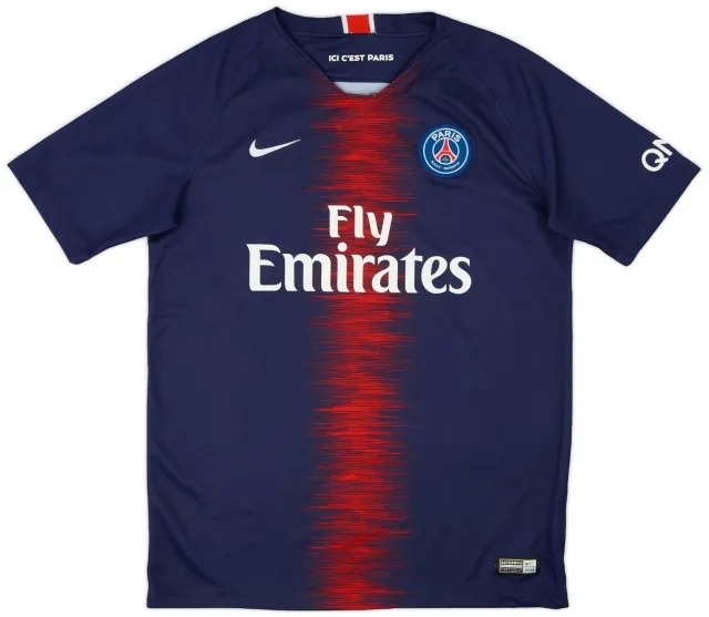 Nike 2018-19 Paris Saint-Germain Home Shirt - 9/10 - (XL.Boys)