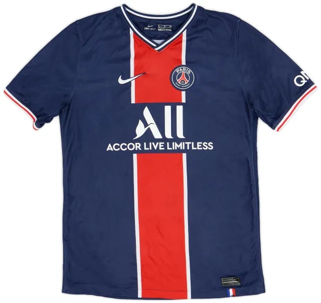Nike 2020-21 Paris Saint-Germain Home Shirt - 8/10 - (XL.Boys)