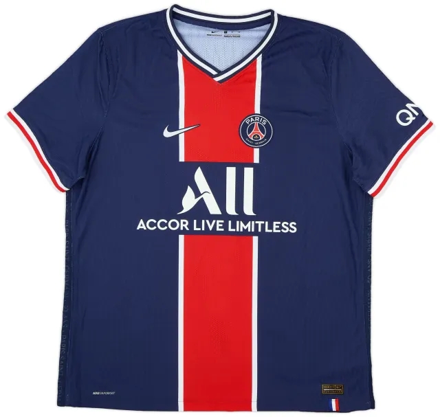 Nike 2020-21 Paris Saint-Germain Authentic Home Shirt - 9/10 - (XL)
