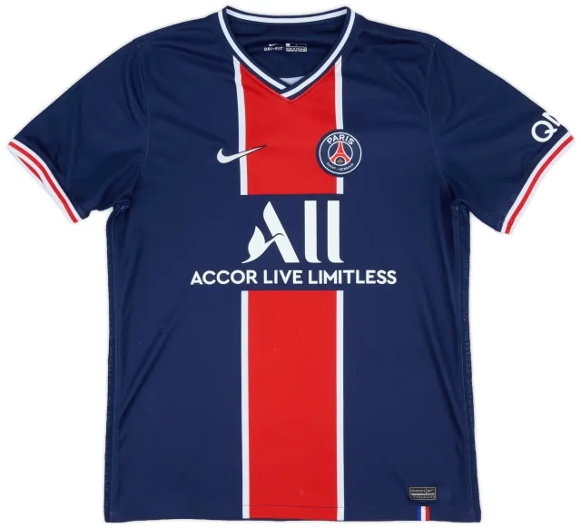 Nike 2020-21 Paris Saint-Germain Home Shirt - 7/10 - (L)