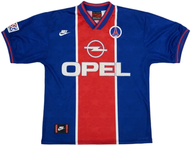 Nike 1995-96 Paris Saint-Germain Home Shirt - 8/10 - (M)