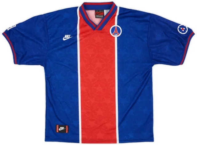 Nike 1995-96 Paris Saint-Germain Home Shirt - 9/10 - (L)