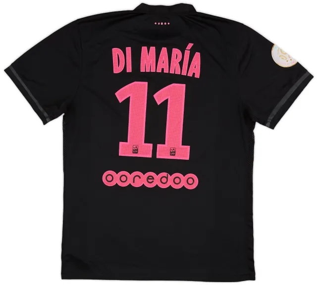 Nike 2015-16 Paris Saint-Germain Authentic Third Shirt Di Maria #11 - 6/10 - (M)