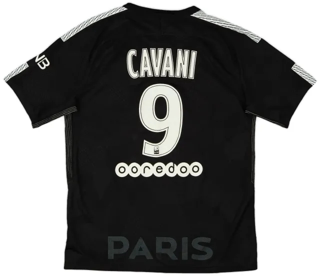 Nike 2017-18 Paris Saint-Germain Third Shirt Cavani #9 - 7/10 - (M)