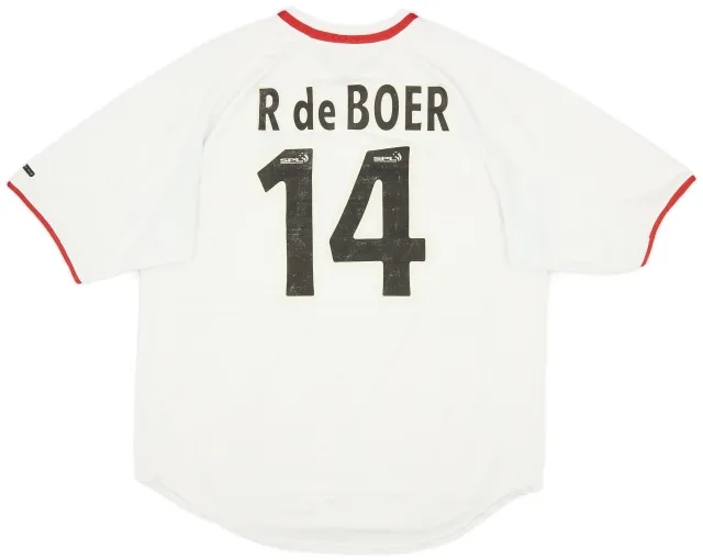 Nike 2000-01 Rangers Away Shirt R de Boer #14 - 6/10 - (L)