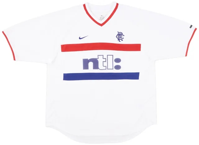 Nike 2000-01 Rangers Away Shirt - 7/10 - (XL)